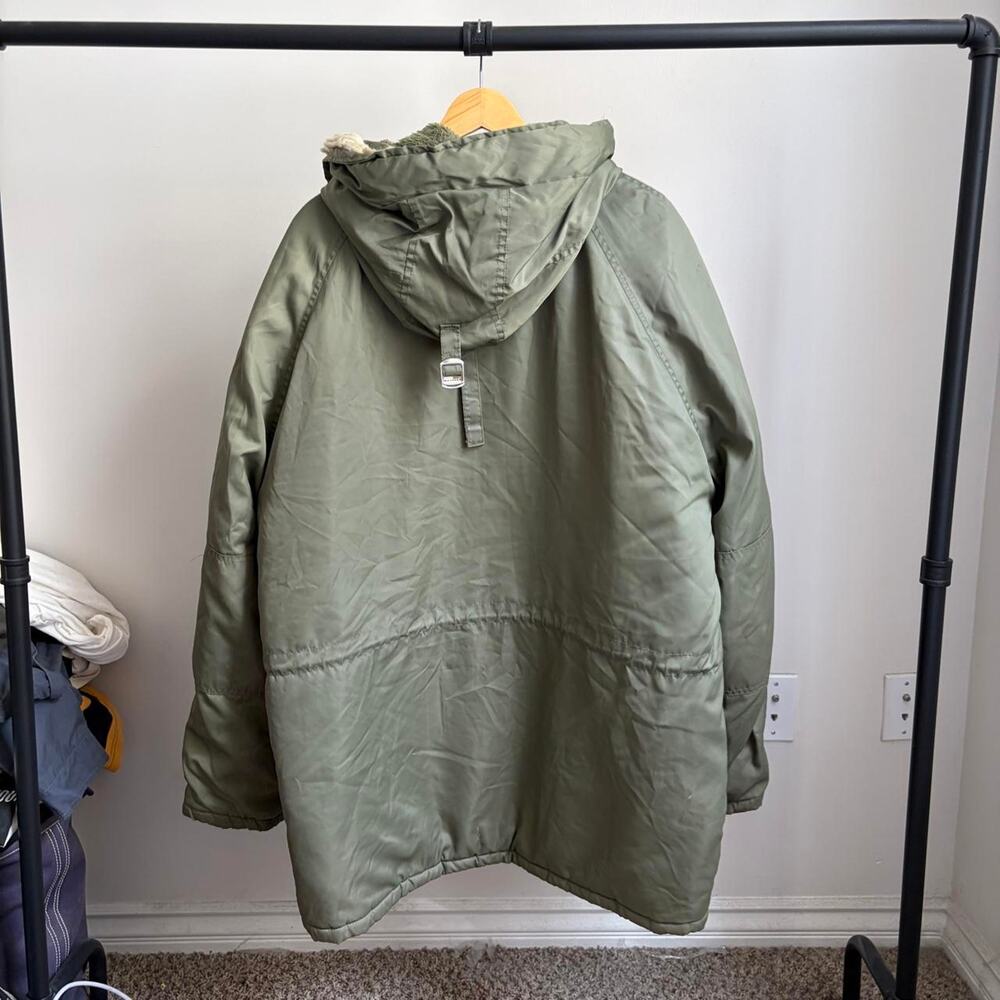 Vintage 70s N3b Military Parka Jacket Mens Xl Utility… - Gem
